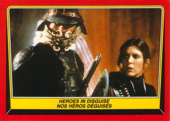 1983 O-Pee-Chee Star Wars: Return of the Jedi #31 Heroes in Disguise Front