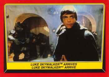 1983 O-Pee-Chee Star Wars: Return of the Jedi #33 Luke Skywalker Arrives Front