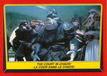 1983 O-Pee-Chee Star Wars: Return of the Jedi #35 The Court in Chaos! Front