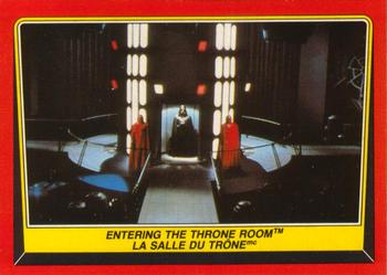 1983 O-Pee-Chee Star Wars: Return of the Jedi #76 Entering the Throne Room Front