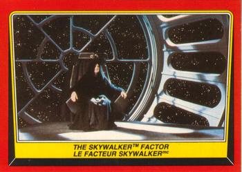 1983 O-Pee-Chee Star Wars: Return of the Jedi #77 The Skywalker Factor Front