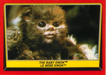 1983 O-Pee-Chee Star Wars: Return of the Jedi #88 The Baby Ewok Front