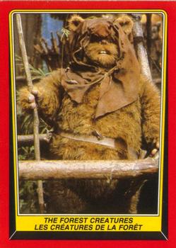 1983 O-Pee-Chee Star Wars: Return of the Jedi #89 The Forest Creatures Front