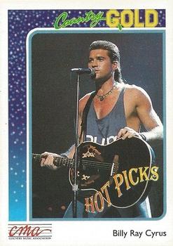 1992 Sterling Country Gold #1 Billy Ray Cyrus Front