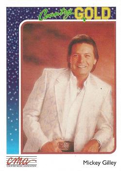 1992 Sterling Country Gold #21 Mickey Gilley Front