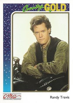 1992 Sterling Country Gold #30 Randy Travis Front