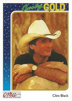 1992 Sterling Country Gold #40 Clint Black Front