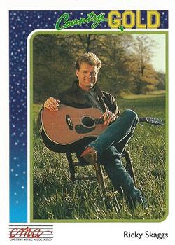 1992 Sterling Country Gold #41 Ricky Skaggs Front