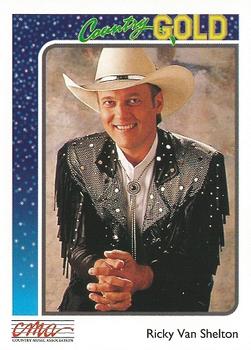 1992 Sterling Country Gold #60 Ricky Van Shelton Front