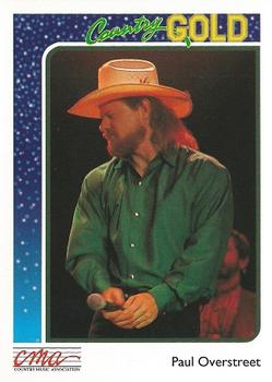 1992 Sterling Country Gold #62 Paul Overstreet Front
