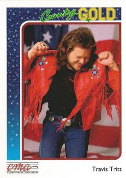 1992 Sterling Country Gold #70 Travis Tritt Front