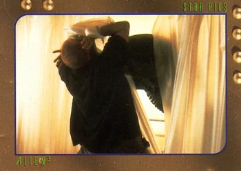 1992 Star Pics Alien 3 #17 In a matter of seconds, the Alien attacked Clemens Front