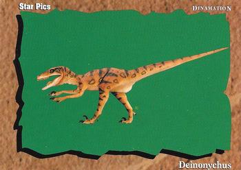 1992 Star Pics Dinamation Dino #20 Deinonychus Front