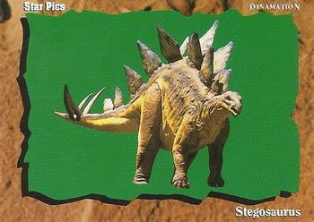 1992 Star Pics Dinamation Dino #9 Stegosaurus Front