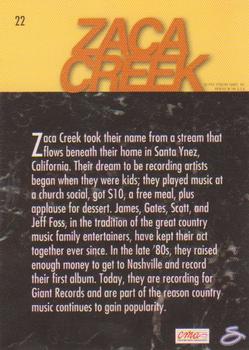1993 Sterling Country Gold 2 #22 Zaca Creek Back