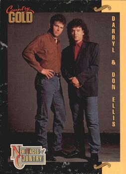 1993 Sterling Country Gold 2 #27 Darryl & Don Ellis Front