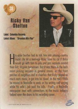 1993 Sterling Country Gold 2 #38 Ricky Van Shelton Back