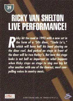 1993 Sterling Country Gold 2 #39 Ricky Van Shelton Back