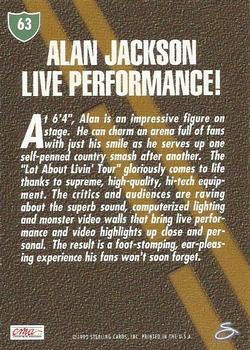 1993 Sterling Country Gold 2 #63 Alan Jackson Back