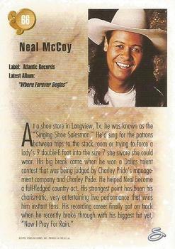1993 Sterling Country Gold 2 #66 Neal McCoy Back