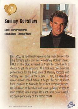 1993 Sterling Country Gold 2 #71 Sammy Kershaw Back