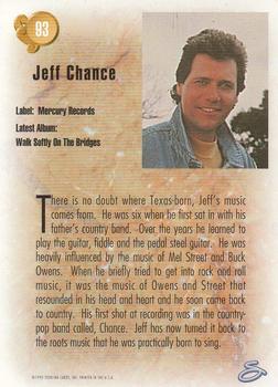 1993 Sterling Country Gold 2 #93 Jeff Chance Back