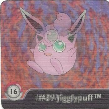 1999 ArtBox Pokemon Action Flipz Series One #16 #39 Jigglypuff        #40 Wigglytuff Front