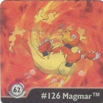 1999 ArtBox Pokemon Action Flipz Series One #62 #126 Magmar Front