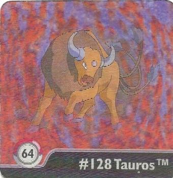 1999 ArtBox Pokemon Action Flipz Series One #64 #128 Tauros Front