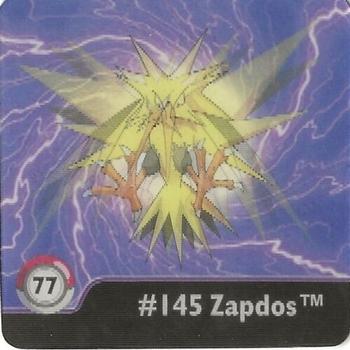1999 ArtBox Pokemon Action Flipz Series One #77 #145 Zapdos Front