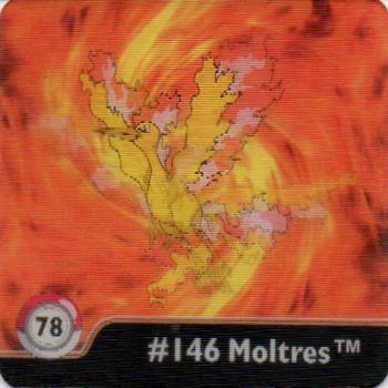 1999 ArtBox Pokemon Action Flipz Series One #78 #146 Moltres Front