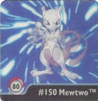 1999 ArtBox Pokemon Action Flipz Series One #80 #150 Mewtwo Front