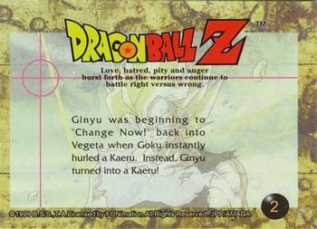 1999 ArtBox Dragon Ball Z Series 3 #2 Ginyu was beginning to 