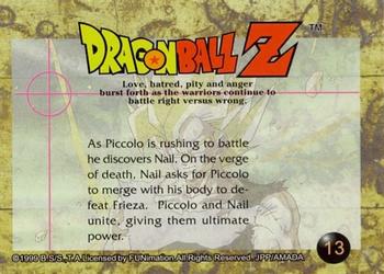 1999 ArtBox Dragon Ball Z Series 3 #13 As Piccolo is rushing to battle he discovers Back