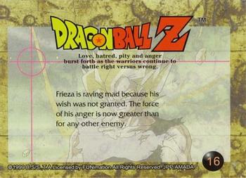 1999 ArtBox Dragon Ball Z Series 3 #16 Frieza is raving mad because his wish was not Back