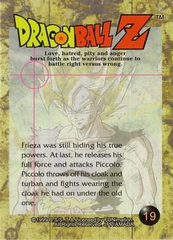 1999 ArtBox Dragon Ball Z Series 3 #19 Frieza was still hiding his true powers. At l Back