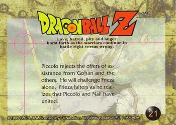 1999 ArtBox Dragon Ball Z Series 3 #21 Piccolo rejects the offers of assistance from Back