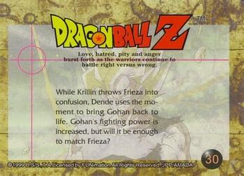 1999 ArtBox Dragon Ball Z Series 3 #30 While Krillin throws Frieza into confusion, D Back