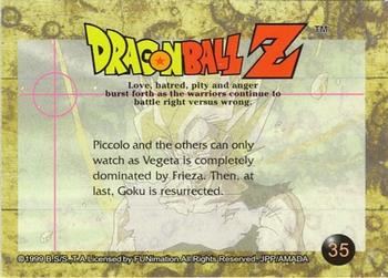 1999 ArtBox Dragon Ball Z Series 3 #35 Piccolo and the others can only watch as Vege Back