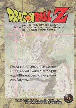 1999 ArtBox Dragon Ball Z Series 3 #36 Frieza could sense that something about Goku' Back