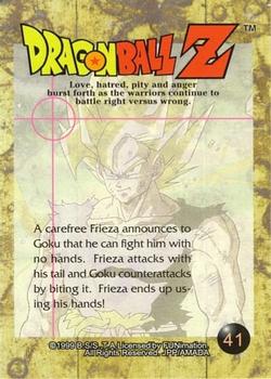 1999 ArtBox Dragon Ball Z Series 3 #41 A carefree Frieza announces to Goku that he c Back