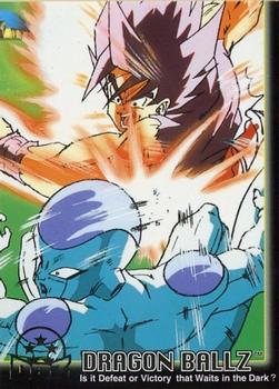 1999 ArtBox Dragon Ball Z Series 3 #45 Goku hurls a Kaio-ken x 20 at Frieza but it o Front