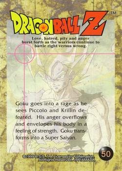 1999 ArtBox Dragon Ball Z Series 3 #50 Goku goes into a rage as he sees Piccolo and Back