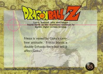 1999 ArtBox Dragon Ball Z Series 3 #55 Frieza is vexed by Goku's carefree attitude. Back