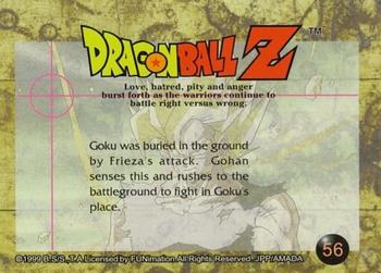 1999 ArtBox Dragon Ball Z Series 3 #56 Goku was buried in the ground by Frieza's att Back