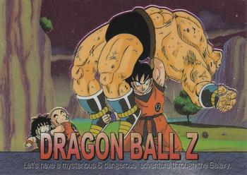 2000 ArtBox Dragon Ball Z Chromium #5 Gohan and Krillin feel the impending doom of Front