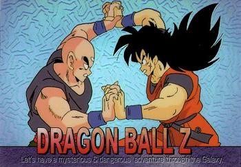 2000 ArtBox Dragon Ball Z Chromium #23 Getting ready for the final battle, Tien, Ya Front