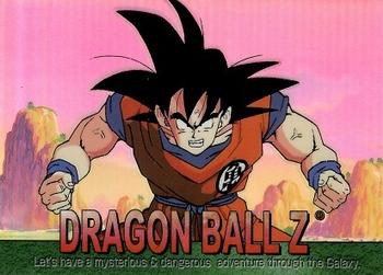 2000 ArtBox Dragon Ball Z Chromium #29 Goku is nearly crushed by the Giant Monkey a Front