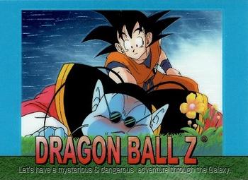 2000 ArtBox Dragon Ball Z Chromium #30 Goku died in the battle with Raditz, but con Front