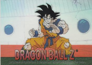 2000 ArtBox Dragon Ball Z Chromium #34 Goku leaves for Planet Namek on the spaceshi Front